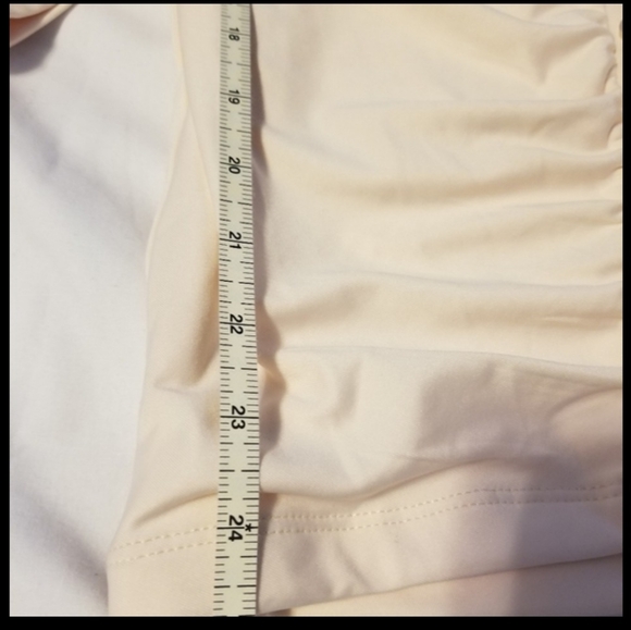 NWT LEAU BERLIN BUTTO UP MINI DRESS CREME SZ L - Picture 9 of 9